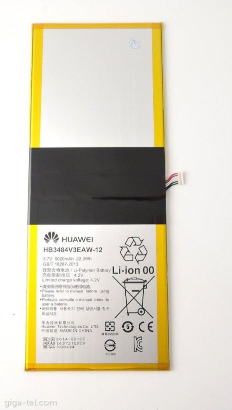 Аккумулятор для Huawei MediaPad 10 Link Plus / HB3484V3EAW-12 [Original] 12 мес. гарантии