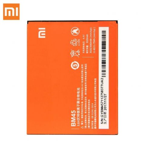 Аккумулятор для Xiaomi BM45 / Redmi Note 2 [Original] 12 мес. гарантии