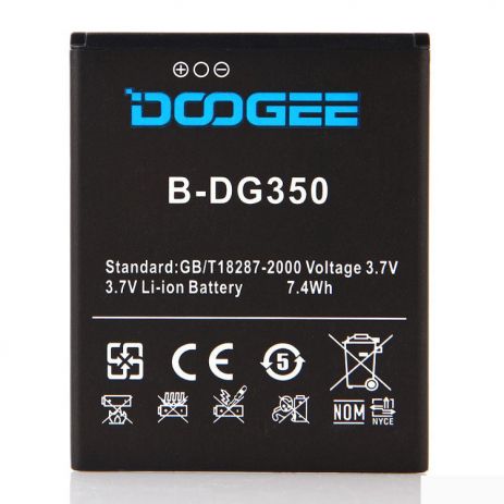 Акумулятори для Doogee DG350 2200 mAh [Original PRC] 12 міс. гарантії