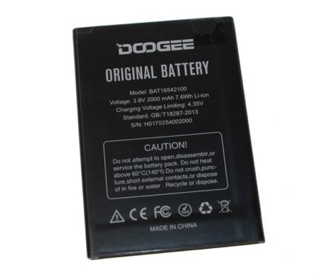 Акумулятори для Doogee X9 Mini / BAT16542100 [Original PRC] 12 міс. гарантії