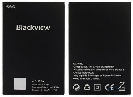 Акумулятор для Blackview A8 Max [Original] 12 міс. гарантії