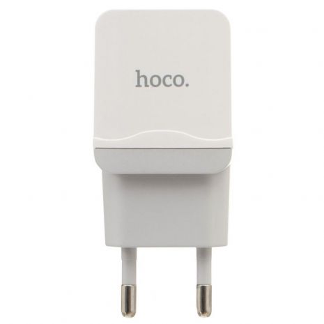 Зарядний пристрій Hoco C27A (1USB/2.4A) White