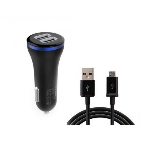 Автомобільне ЗУ LDNIO DL-C23 3.1A 2USB/micro-USB