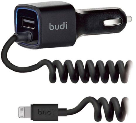 Автомобільне ЗУ Budi M8J066L 2.4A 1USB/Lightning