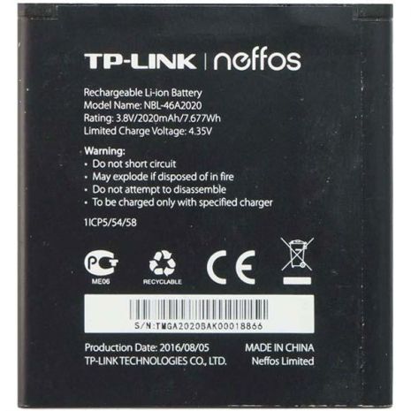 Акумулятори для Tp-Link Neffos Y5L / NBL-46A2020 2020 mAh [Original] 12 міс. гарантії