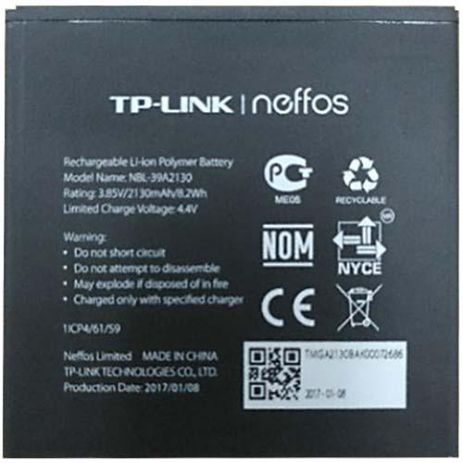 Акумулятори для Tp-Link Neffos Y5 / NBL-39A2130 [Original] 12 міс. гарантії