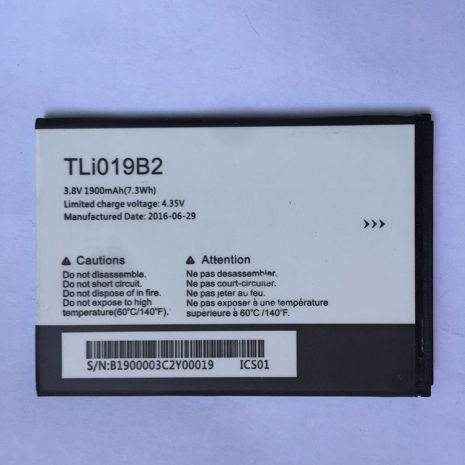 Аккумулятор для Alcatel Pop C7, OT7040D, OT7041D (TLi019B1, TLi019B2) [Original PRC] 12 мес. гарантии