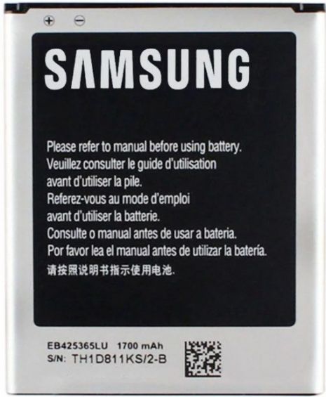Аккумулятор для Samsung EB425365LU, 1700 mAh i8262D Galaxy Core Duos i8268 [Original PRC] 12 мес. гарантии