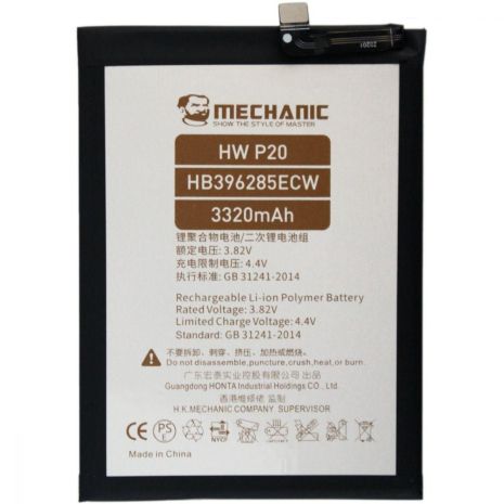 Акумулятор MECHANIC HB396285ECW / HB396286ECW (3400 mAh) для Huawei P20 / Honor 10 / P Smart 2019