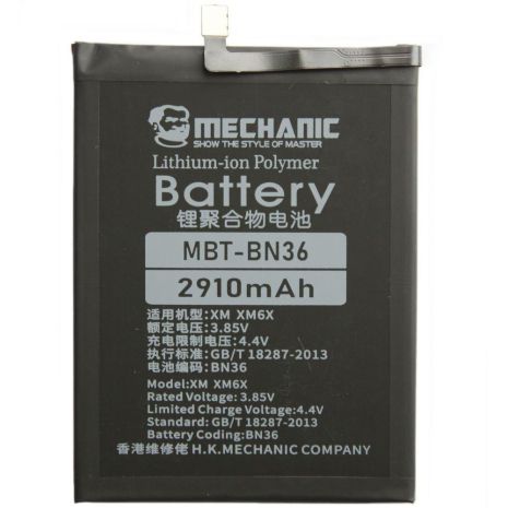 Аккумулятор MECHANIC BN36 (3010 mAh) для Xiaomi Mi A2 / Mi 6X