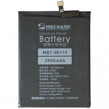 Аккумулятор MECHANIC BN44 (3900 mAh) для Xiaomi Redmi 5 Plus