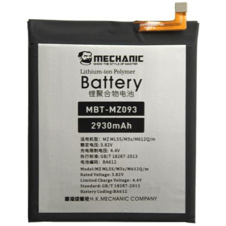Аккумулятор MECHANIC BA612 (2930 mAh) для Meizu M5S