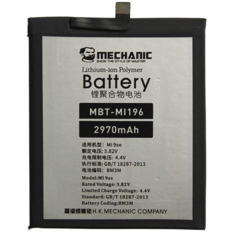 Аккумулятор MECHANIC BM3M (3070 mAh) для Xiaomi Mi 9 SE