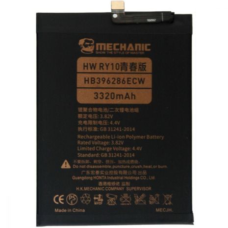 Аккумулятор MECHANIC HB396286ECW (3400 mAh) Huawei P Smart 2019 / Honor 10 Lite