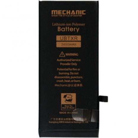 Аккумулятор MECHANIC для Apple iPhone XR (увеличенная емкость, 3450 mAh)