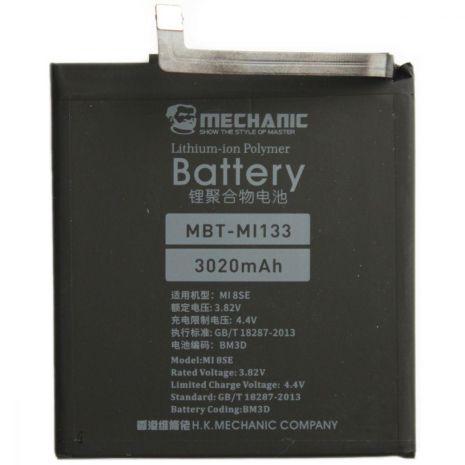 Аккумулятор MECHANIC BM3D (3020 mAh) для Xiaomi Mi 8 SE