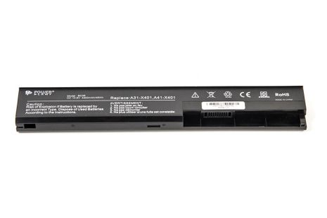 Аккумулятор PowerPlant для ноутбуков ASUS X401 (ASX401LH, A32-X401) 10.8V 4400mAh