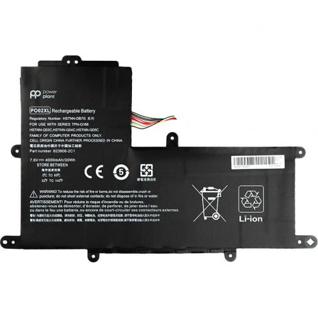 Акумулятори PowerPlant для ноутбуків HP Stream 11-R (PO02XL) 7.6V 4000mAh