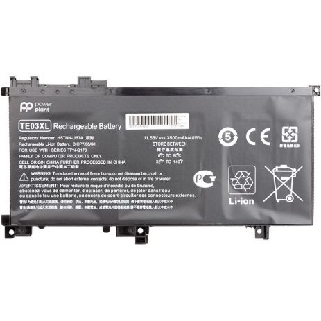 Акумулятори PowerPlant для ноутбуків HP Omen 15 AX000 (HSTNN-UB7A, TE03) 11.55V 3500mAh