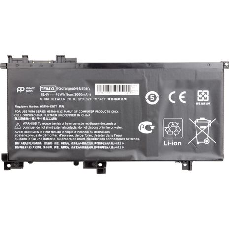 Акумулятори PowerPlant для ноутбуків HP Omen 15 AX200 (HSTNN-DB7T, TE04) 15.4V 3000mAh