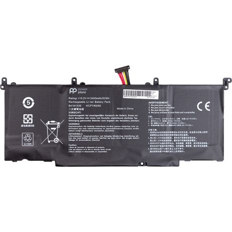 Аккумулятор PowerPlant для ноутбуков ASUS ROG S5 (B41N1526) 15.2V 3400mAh