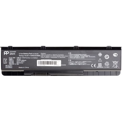 Аккумулятор PowerPlant для ноутбуков ASUS N55 Series (A32-N55) 10.8V 5200mAh