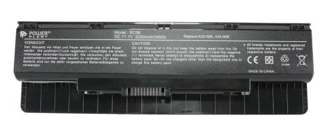 Акумулятор для ноутбуків ASUS N46 (A32-N56) 11.1V 5200mAh