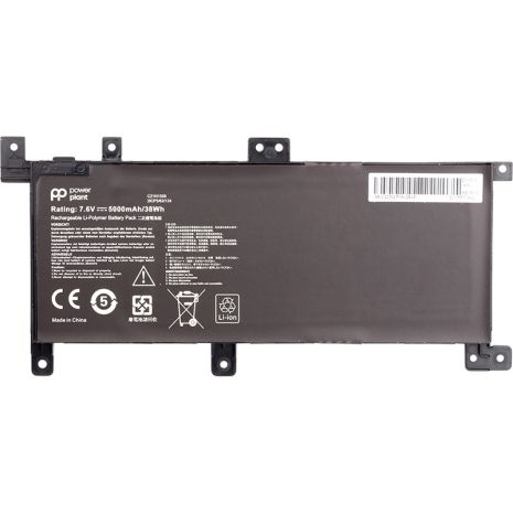 Аккумулятор PowerPlant для ноутбуков ASUS VivoBook X556U (C21N1509) 7.6V 5000mAh