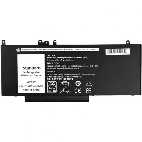 Аккумулятор PowerPlant для ноутбуков DELL Inspiron 14 5000 Series (6MT4T) 7.6V 6000mAh