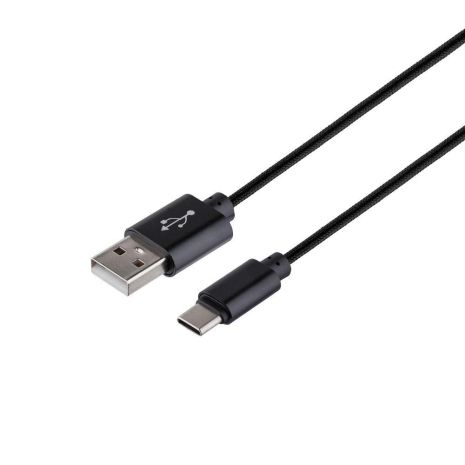 Кабель USB YJ-08 QC3.0 Type-C Черный