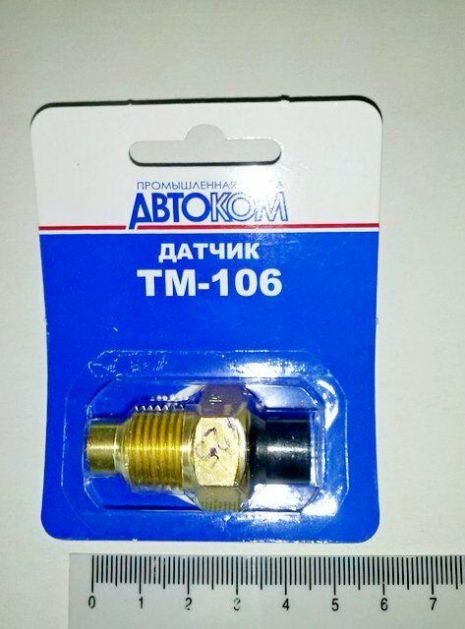 Датчик температури в блок ВАЗ 2101-099, завод (ТМ 106) (2101-3808600) (ТМ106-3808000)