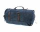 Дорожня сумка-рюкзак Filippini брезентова ручки ремінь кишені лямки розмір 50*32*27 см чорна