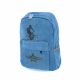 Брезентовый рюкзак ВY135, 1отделение, карман фронтальный, карман на спинке размеры 43*30*16 см синий