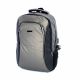 Городской рюкзак 20 л, два отдела, USB разъем + кабель, фронтальный карман размер: 45*30*13 см, серый