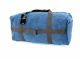 Брезентова дорожня сумка-рюкзак 35 л Filippini ручки ремінь на плечі кишені лямки розмір: 60*28*20 см синя