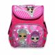 Школьный ранец для девочки1-4 класс,988958 жесткий каркас,1отделение, размер:35*25*13см, розовый