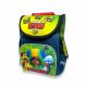 Шкільний рюкзак для хлопчика988998 одне відділення, розміри: 35*25*13см, синьо-зелений
