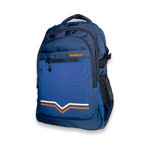 Городской рюкзак Jack Lu XS9210,три отдела два кармана на лицевой стороне задний карман, размеры:50*30*20 синий
