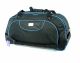 Дорожная сумка на колесах DingZri T2801A телескопическая ручка два отдела плечевой ремень роз.70*40*40 черная