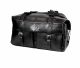 Дорожня сумка BagWay екошкіра одно відділення додаткові кармани наплічний ремень розмір 46*27*23см чорна