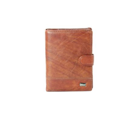 Чоловічий гаманець Peter 302PB натуральна шкіра три великих відділення розмір: 13.8*10.5*2.5 см коричневий