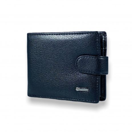Чоловічий гаманець Balisa LY004-78 із шкірзамінника застібка-кнопка розмір: 11*10*3 см чорний
