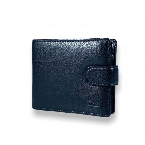 Чоловічий гаманець Balisa LY004-72 із шкірзамінника застібка-кнопка розмір: 11*10*3 см чорний