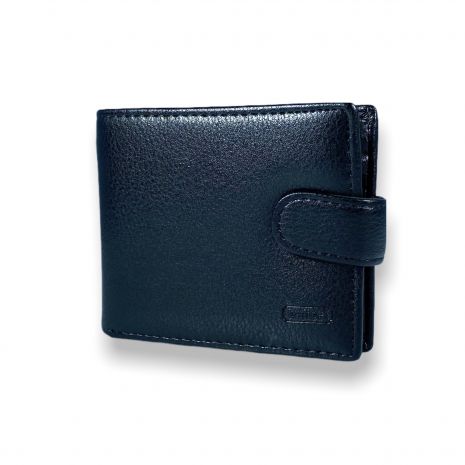 Чоловічий гаманець Balisa LY005-72 два відділи для купюр прозоре відділення розмір:11.5*9.5*3 см чорний