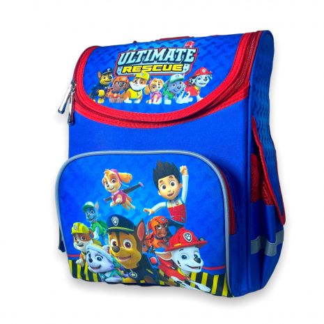 Школьный ранец для мальчика 989003, жесткий каркас, размеры: 35*25*13 см, синий, "щенячий патруль"