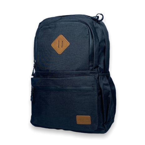 Рюкзак міський, 16 л, два відділи, кишеня на спинці, бокові кишені, 8093, розміри: 42*30*13 см, чорний