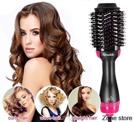 Расческа-фен ONE STEP HAIR DRYER AND STYLER 5250 для укладання розчісування та сушіння жіночого волосся різної довжини