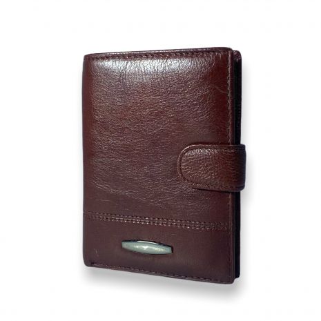 Чоловічий гаманець Tailan натуральна шкіра два відділи для купюр розмір:14*10*3 см крімсон