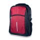 Городской рюкзак 35 л, три отдела, USB разъем + кабель, фронтальный карман размер: 45*35*21 см, красный