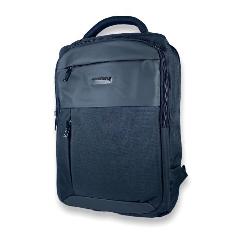 Городской рюкзак 15 л, два отдела, USB разъем, кабель, две фронтальных кармана, размер: 42*28*14 см, черный